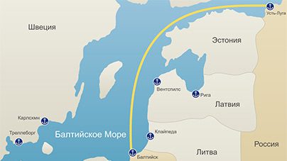 Паромная линия Усть-Луга- Балтийск (г. Санкт-Петербург - г. Балтийск) Грузовой паром "Балтийск"